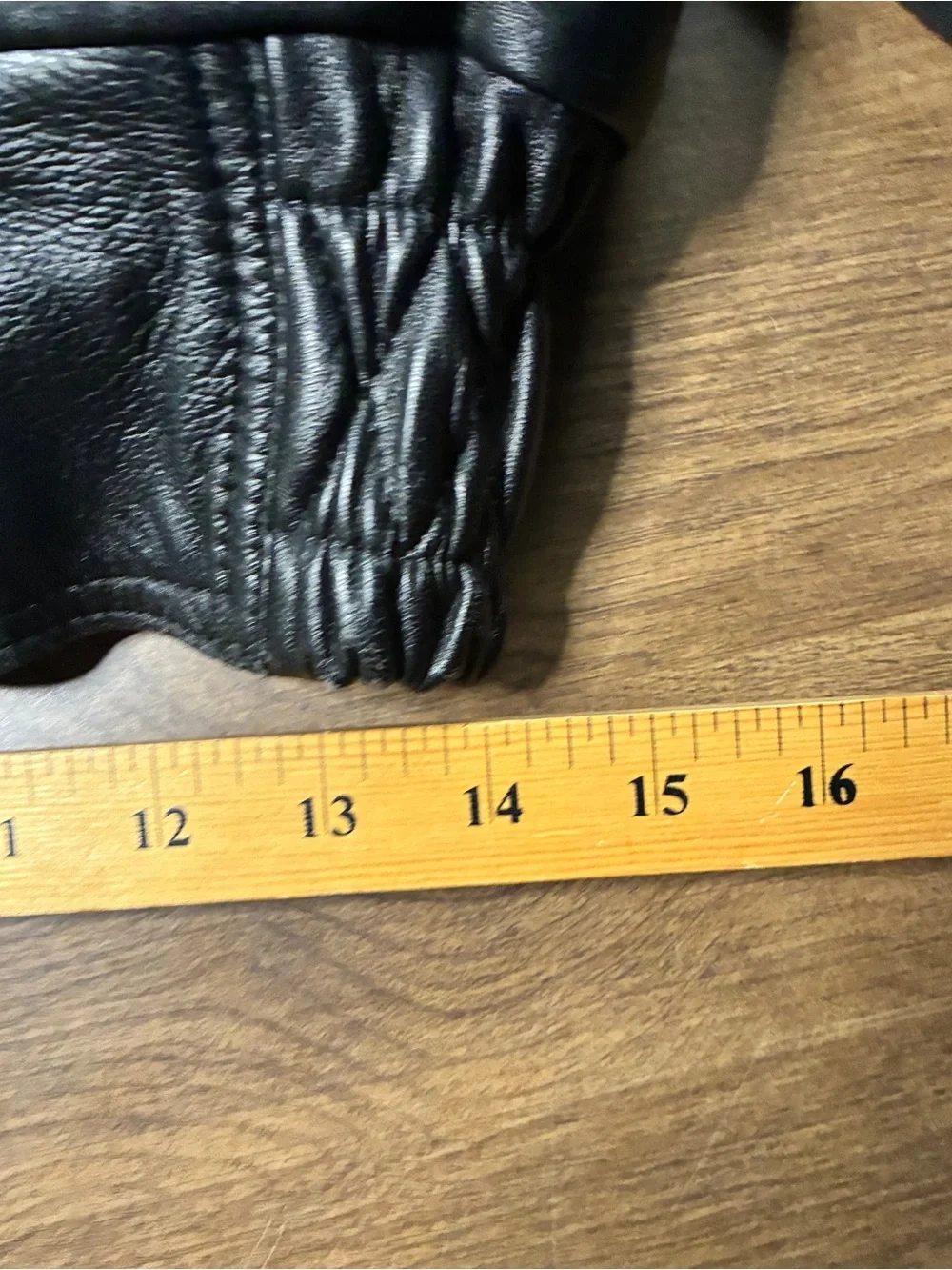 Vintage Gerome Made In Spain Leather Jacket Black Small Sherpa Lined